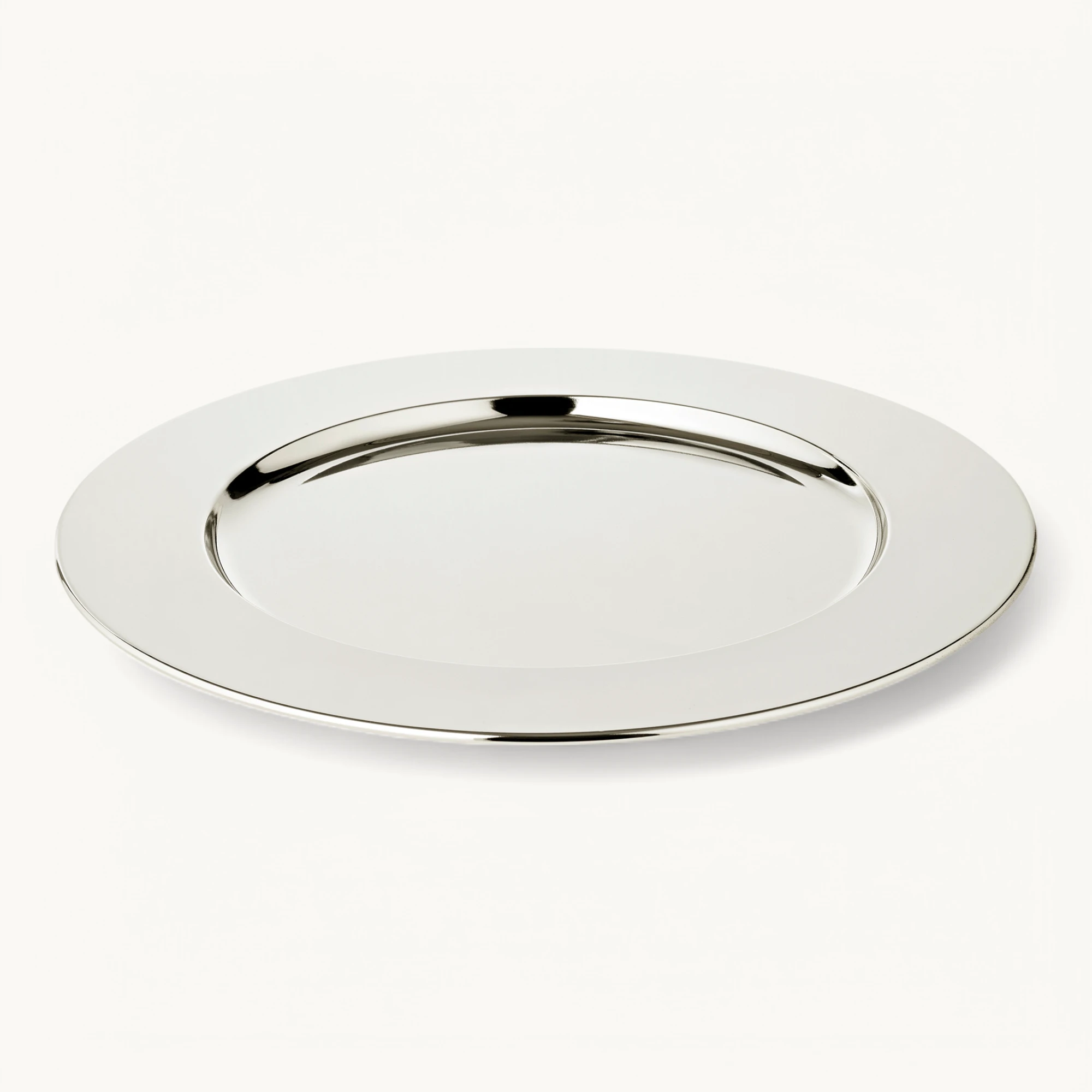 Bild von Platzteller NOUVELLE glatt, versilbert, AKTIONSPREIS !